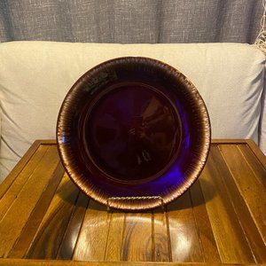 Vintage McCoy Brown Drip Dinner Plate